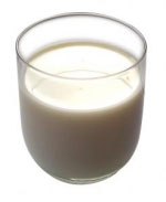 Glas mit Milch Glas mit Milch