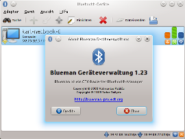 Blueman macht bluetooth