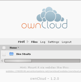 owncloud bei Strato aufm Vserver