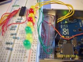 M74HC595B1R +Arduino