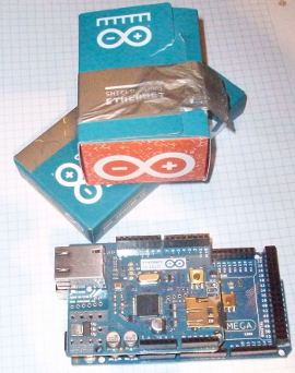 Arduino Mega mit ethernetshield Arduino Mega mit ethernetshield